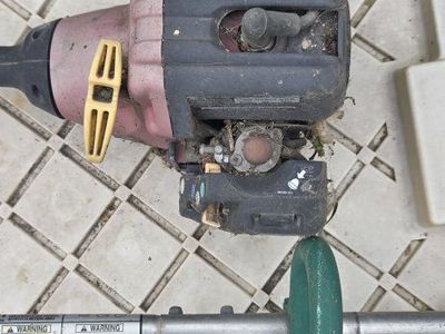Weed trimmer one electric one gas
