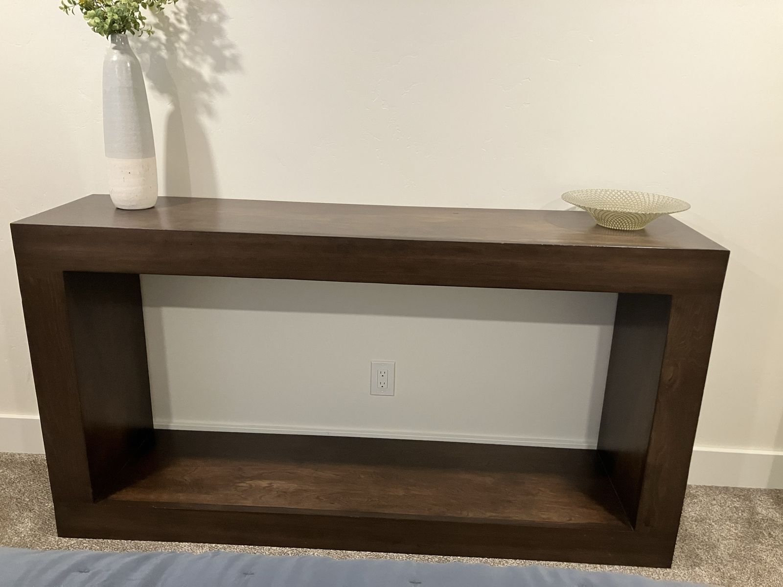 Custom Built Walnut TV Stand