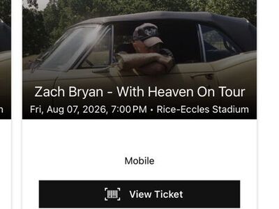 Zach Bryan Tickets