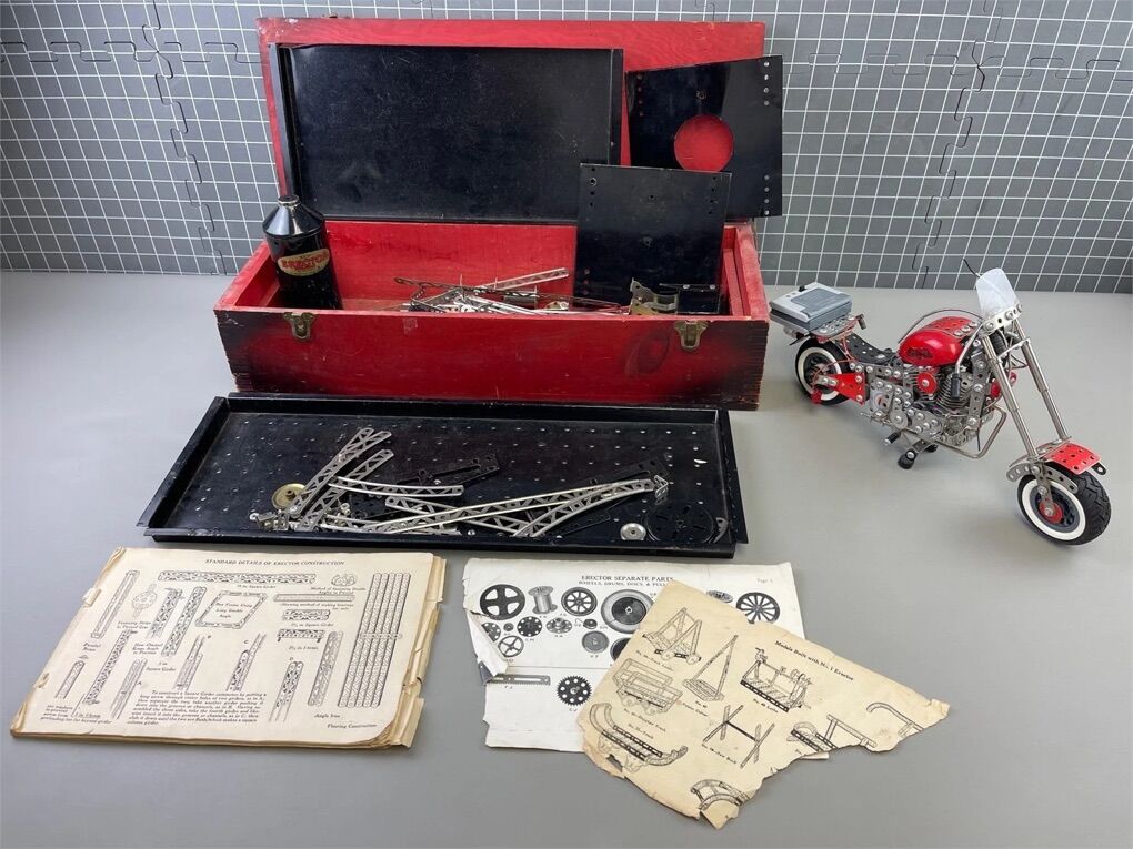 A.C. GILBERT NEW ERECTOR SET & MORE