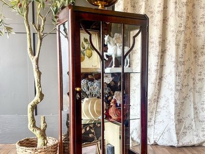 *FREE DELIVERY* Antique Deco Glass Display Cabinet
