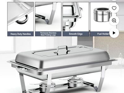 Folding Chafing Dishes For Buffet Set