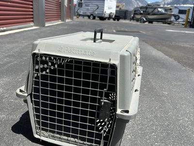 Petmate Gray Hard-Sided Pet Carrier - Small Dog/Cat Travel Kennel