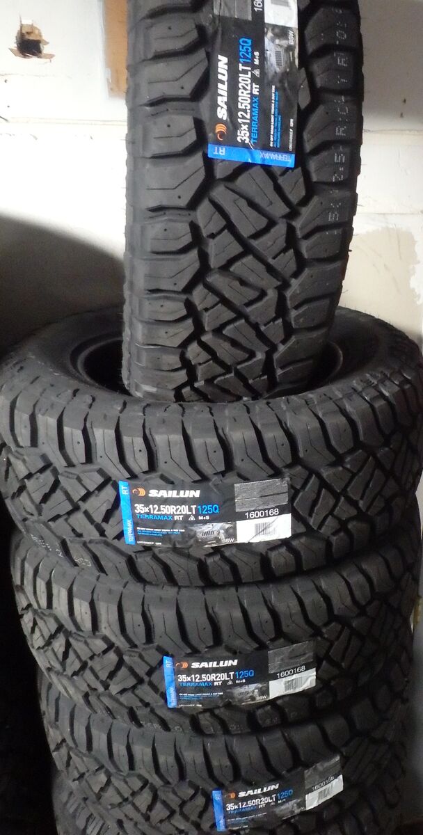 35X12.50R20 SAILUN TERRAMAX RT SET OF BRAND NEW TIRES