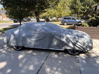 Full-Size Outdoor Fitted Car Cover - Gray
