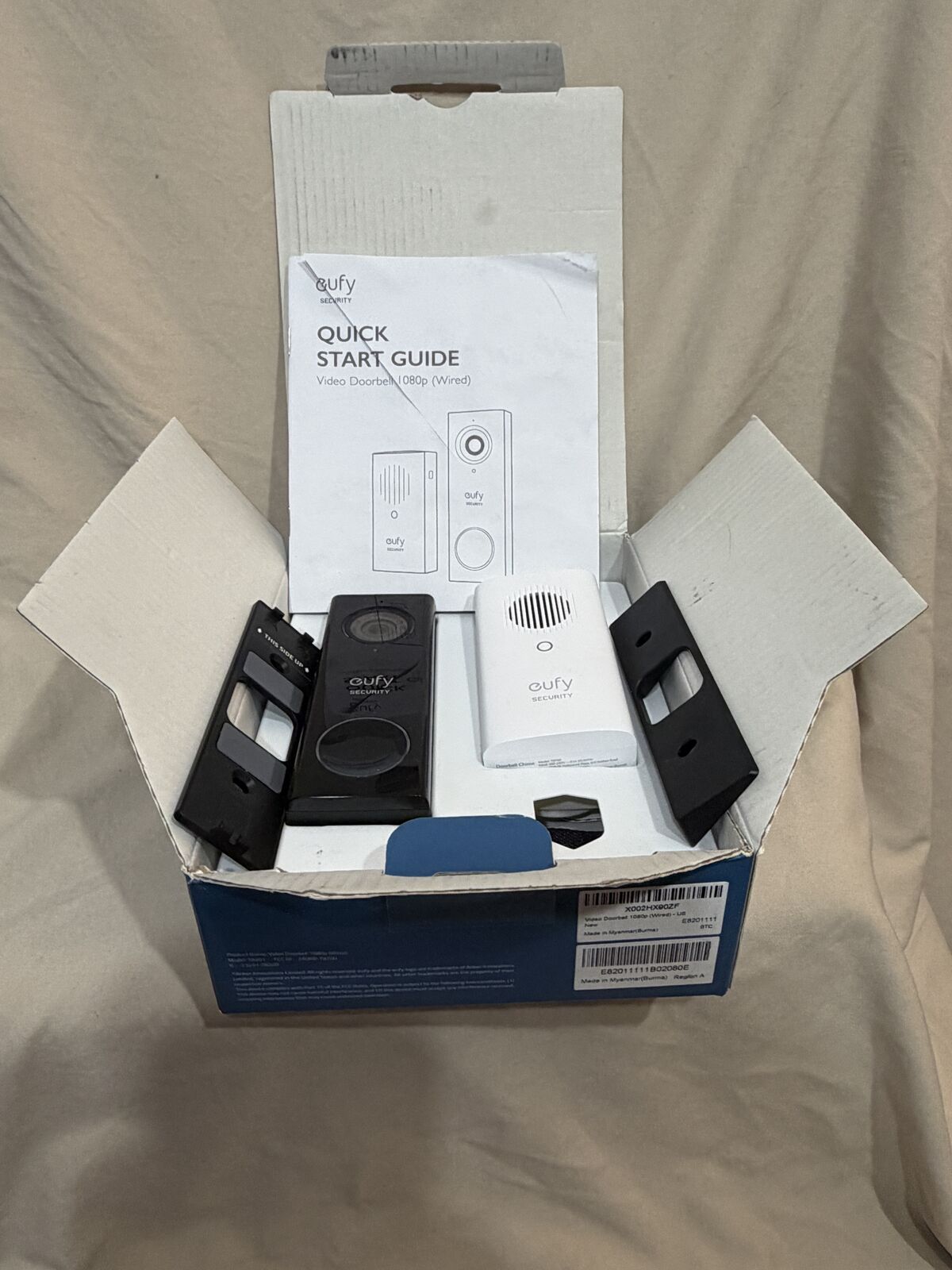 Eufy Wired Video Doorbell 1080p – Open Box, Never Installed