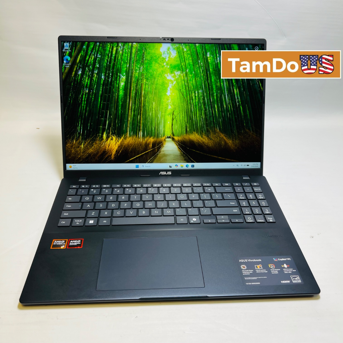 ASUS Vivobook M1607K Laptop, 16" FHD+, AMD Ryzen AI 5 330, 16GB RAM, 512GB SSD