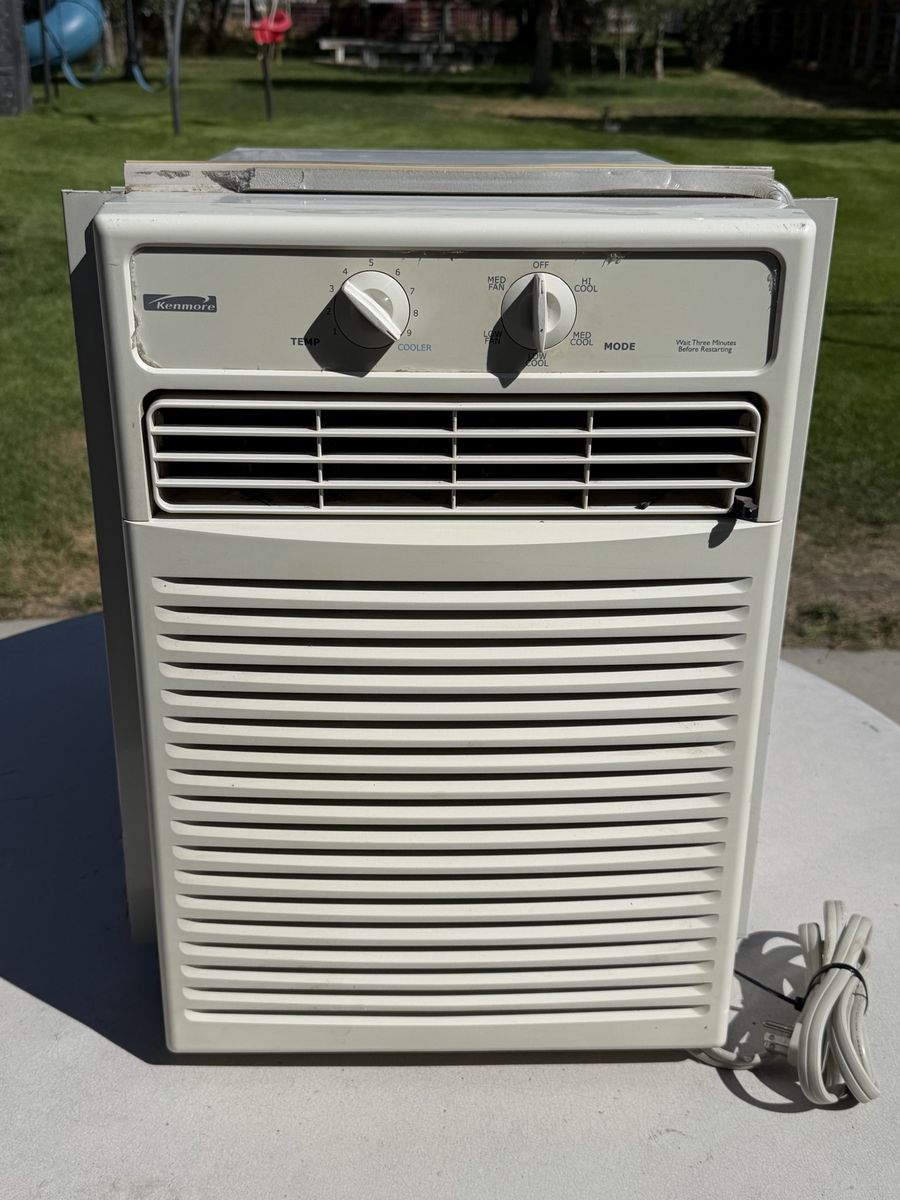12,000 BTU Kenmore AC Unit Vertical Window Insert