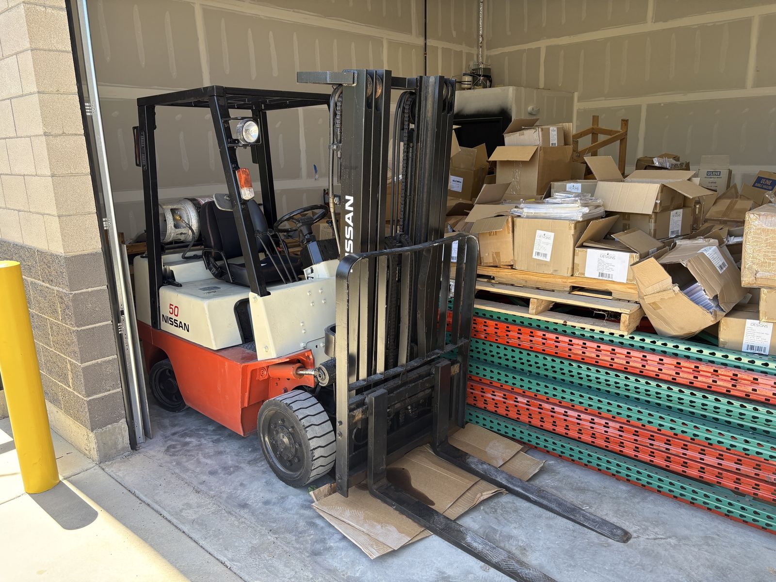 Nissan 5,000 lb Propane Forklift
