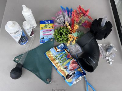 Aquarium and supplies - perfect for axolotl