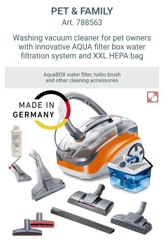 THOMAS Pet & Family Xtreme Wet & Dry Vacuum Cleaner (Model 788616)