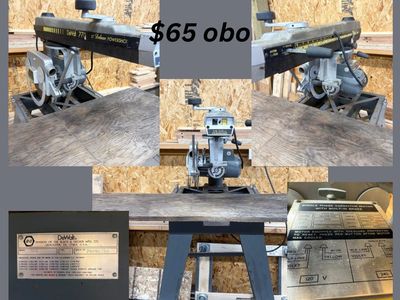 DeWalt 770 Power Shop Radial Arm Saw