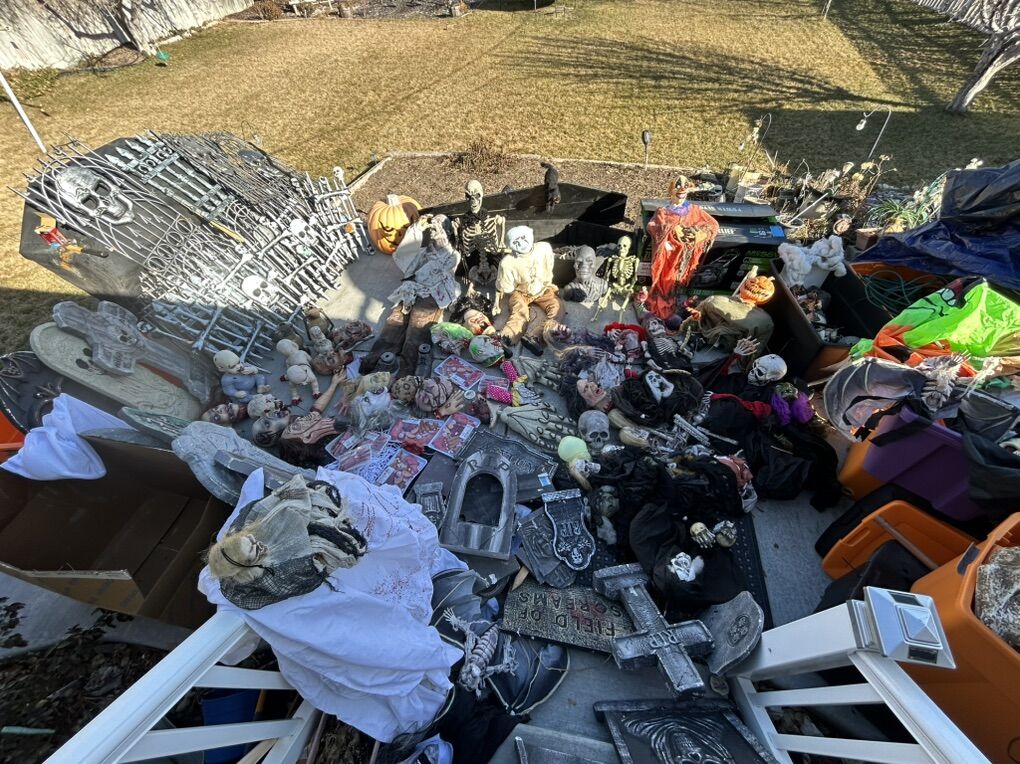 Halloween Lot Of Spooky Yard Decorations & More