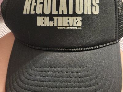 Nissin Cap Regulators Den of Thieves Black Trucker Hat Movie Promo