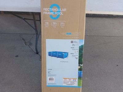 Intex swimming pool