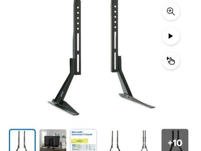 Onn. Tabletop TV Stand for 37 to 70 TVs Holds up