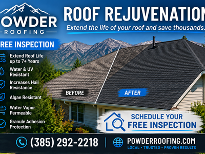 Roof rejuvenation sealing