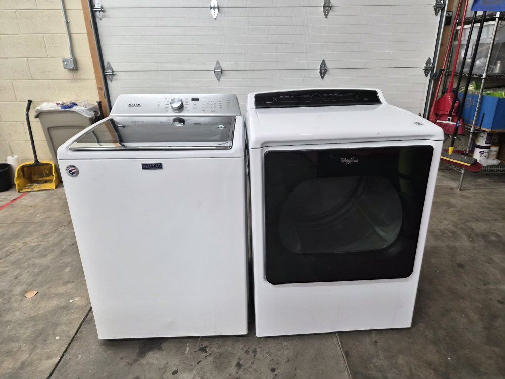 MAYTAG  WASHER AND WHIRLPOOL ELECTRIC DRYER FREE