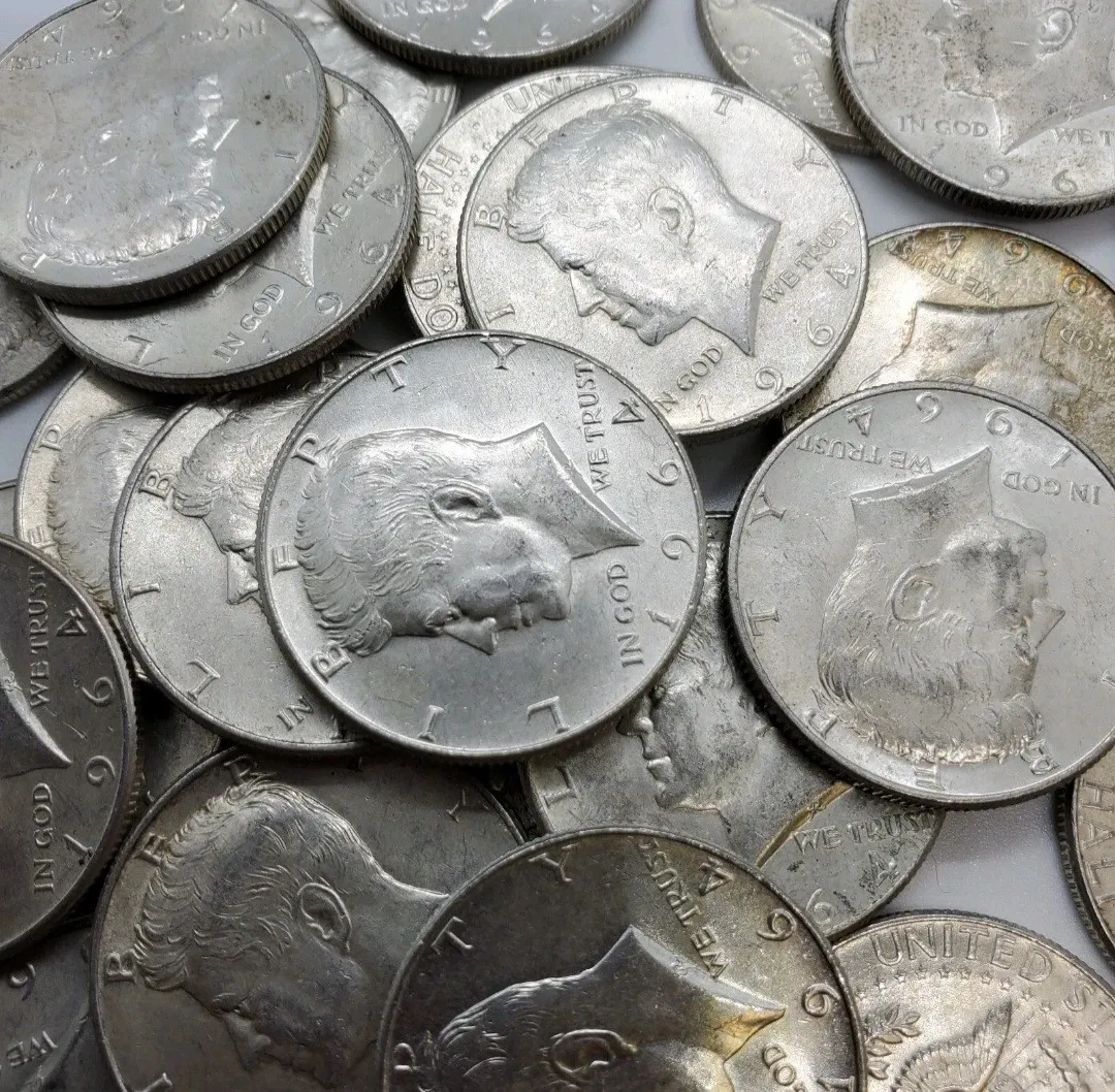 90% Silver 1/2's.  Below Market pricing $26.99