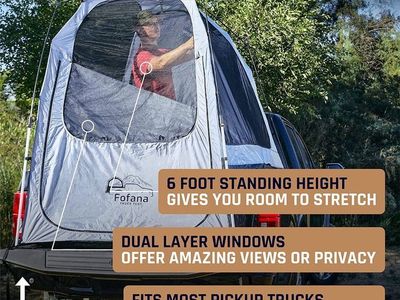 Tacoma Truck Bed Popup Tent fits all mid-size truck beds great for camping