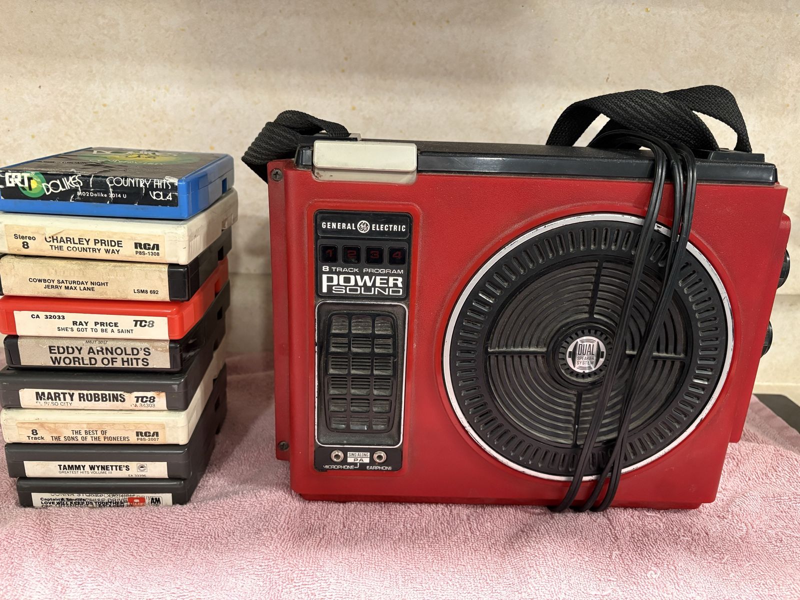 8 Track Power Sound Vintage Player