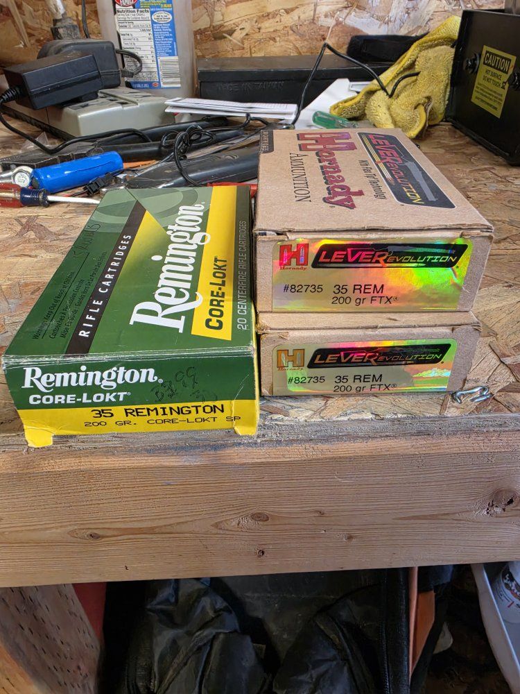 Remington Core-Lokt & Hornady Leverevolution .35 REM 200gr Rifle Cartridges - 3 Boxes
