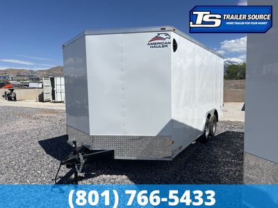 8.5x16 American Hauler Arrow Enclosed Cargo Trailer - 6'6" Interior - 7K GVWR - Barn Doors