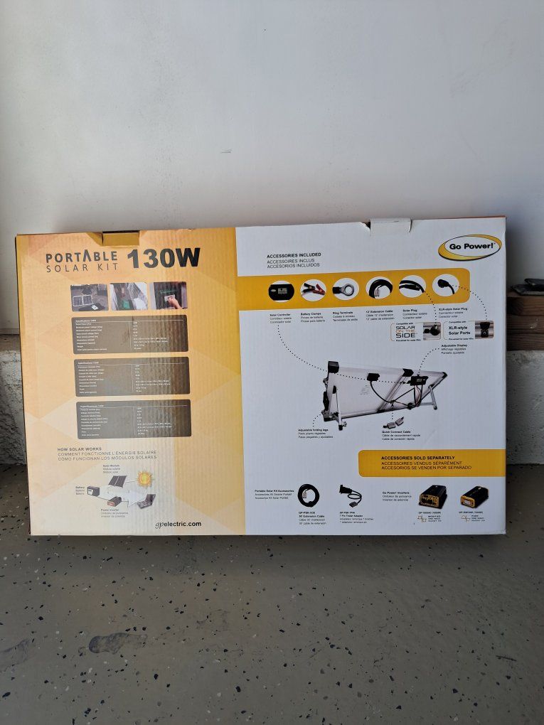 Rv portable solar charging system