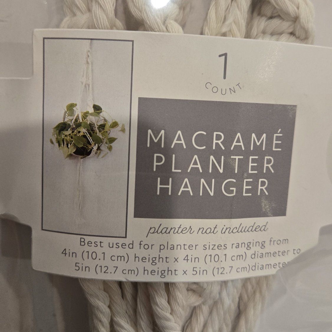 macrame plant holder
