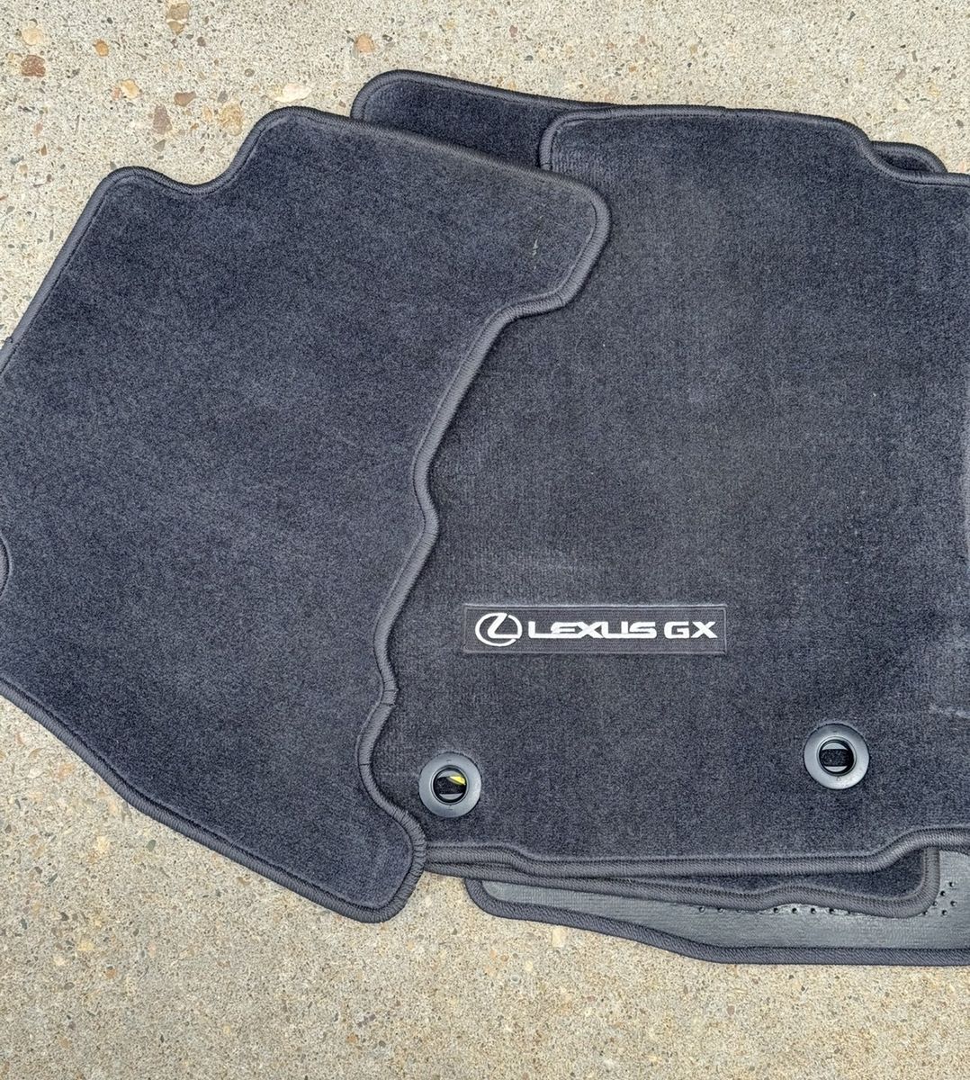 Genuine Lexus GX Black Carpet Floor Mats - Full Set for Lexus GX Models