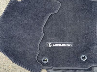 Genuine Lexus GX Black Carpet Floor Mats - Full Set for Lexus GX Models