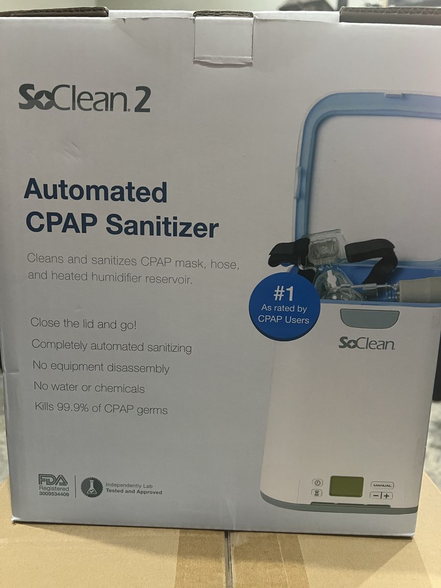 SoClean 2 Automated CPAP Cleaner and Sanitizer.