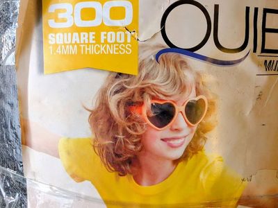 QUIETWALK Multi-purpose flooring underlayment 300 sq ft (1.4 mm thick)- NEW