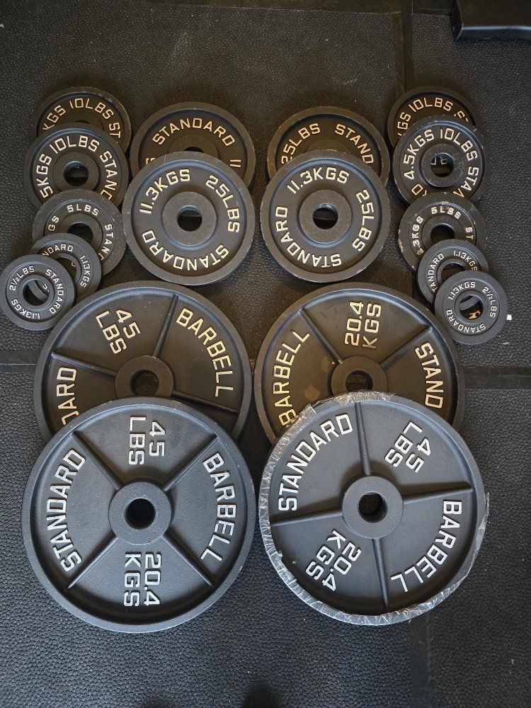 Iron Weight Plates (340 Pounds)