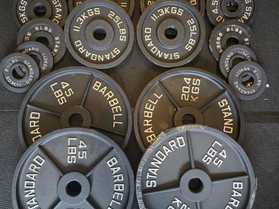 Iron Weight Plates (340 Pounds)