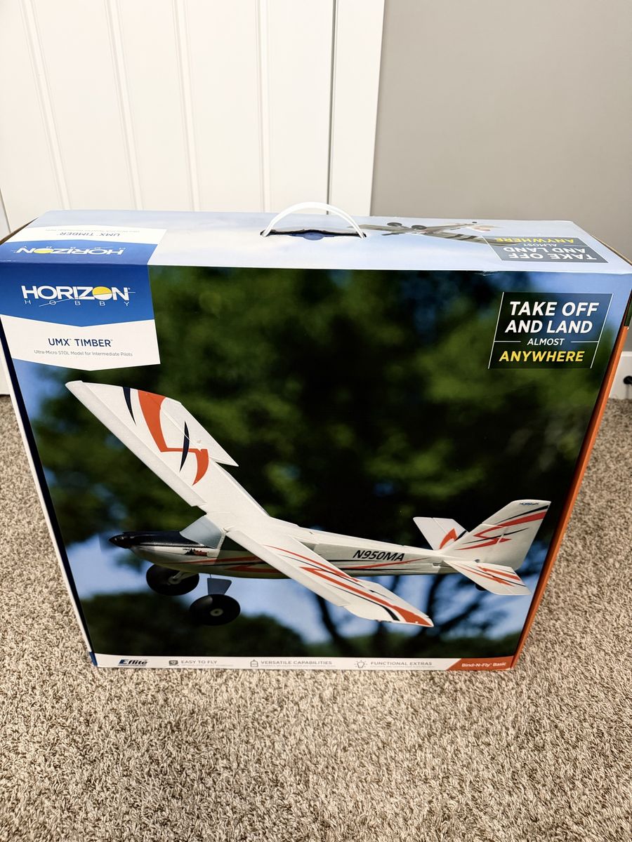 Horizon Hobby E-flite UMX Timber Ultra-Micro STOL RC Airplane with Original Box