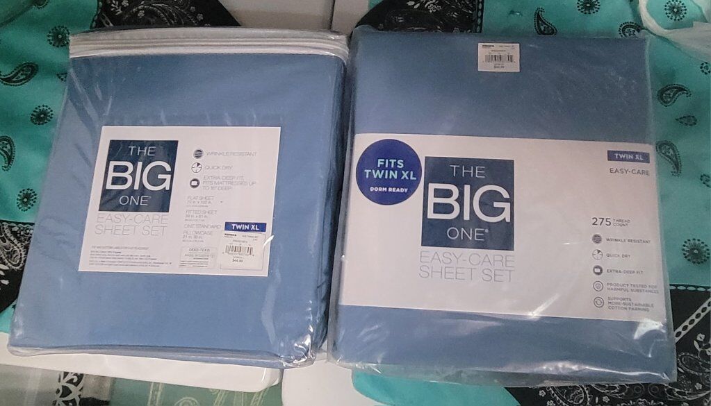 Twin XL sheet sets