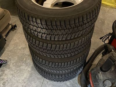 Bridgestone Blizzak WS90 215/65R16 Winter Tires with Wheels (Set of 4)