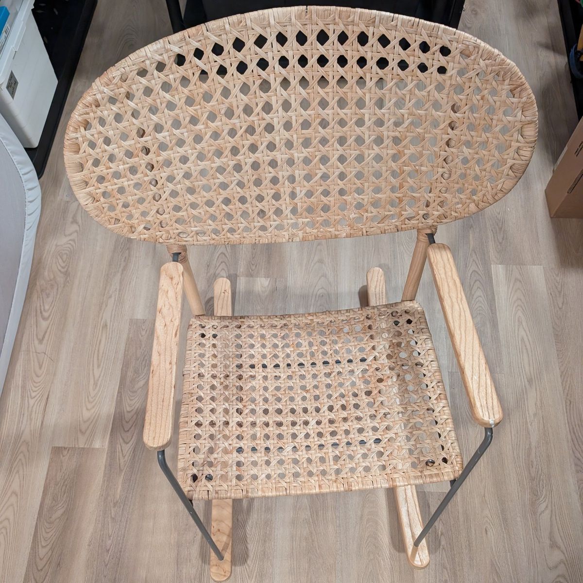Wicker IKEA rocking chair