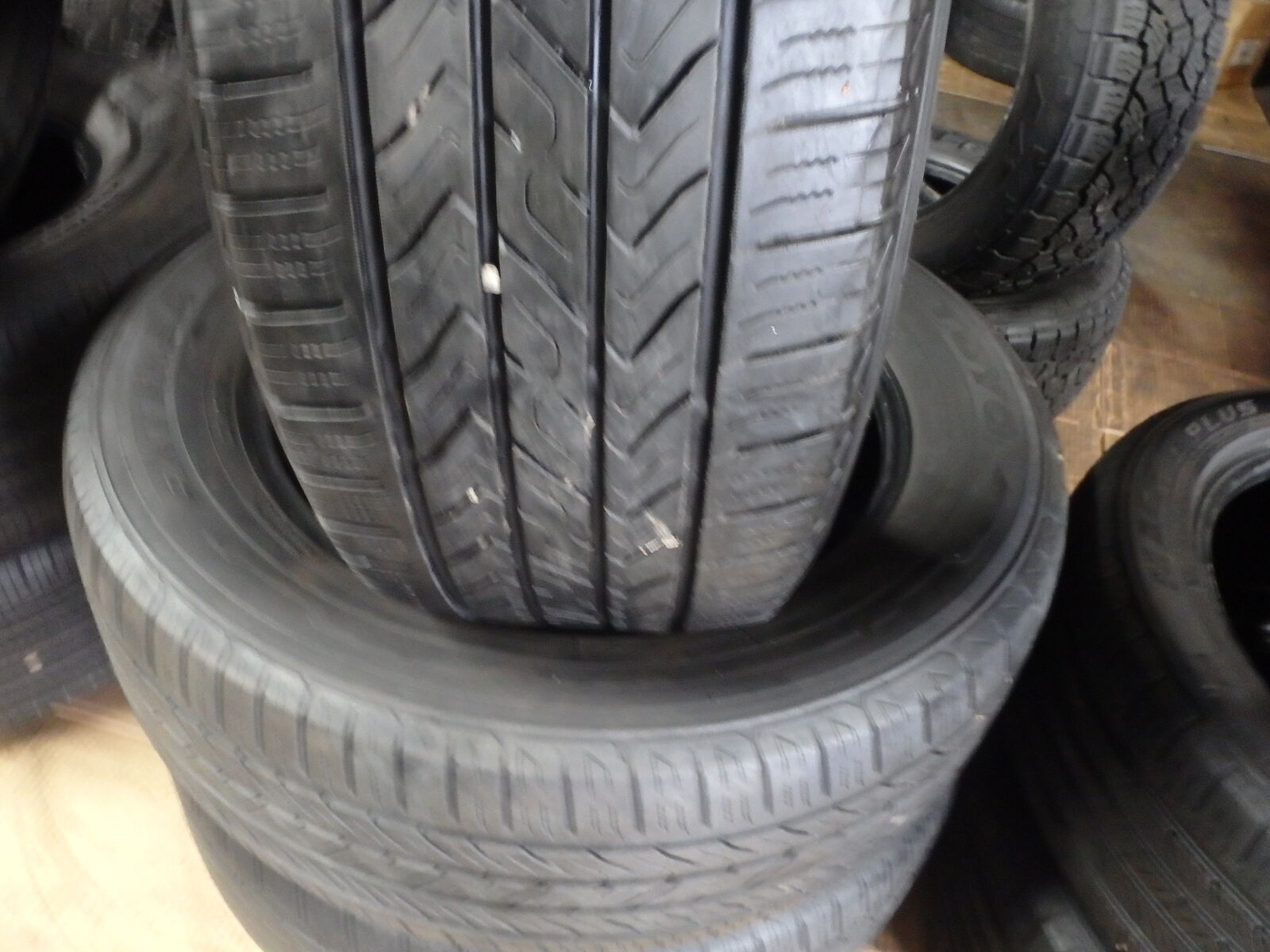 235/60R18 TOYO EXTENSA A/S PAIR OF TWO USED TIRES