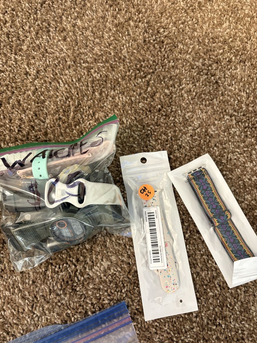 Assorted Watch Bands & Digital Watch Bundle - Multiple Styles & Colors