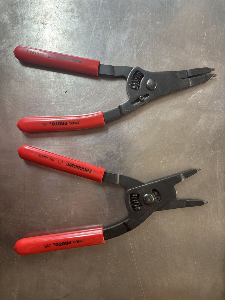 PROTO RETAINING RING PLIER SET