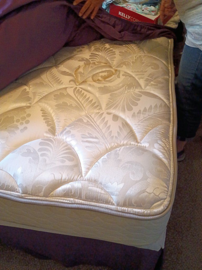 Free double bed. needs a bit of cleaning