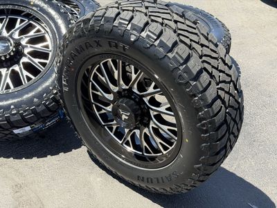 20” Fittipaldi 8 Lug 8x6.5 34” Sailun R/T 275/65R20 34x11x20 Dodge Ram Chevy GMC pre97 Ford