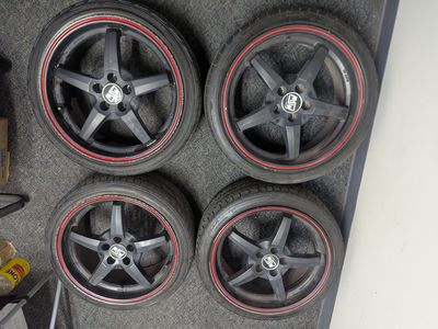MSW by OZ Racing 17" Wheels – 5x100 Bolt Pattern – Made in Italy