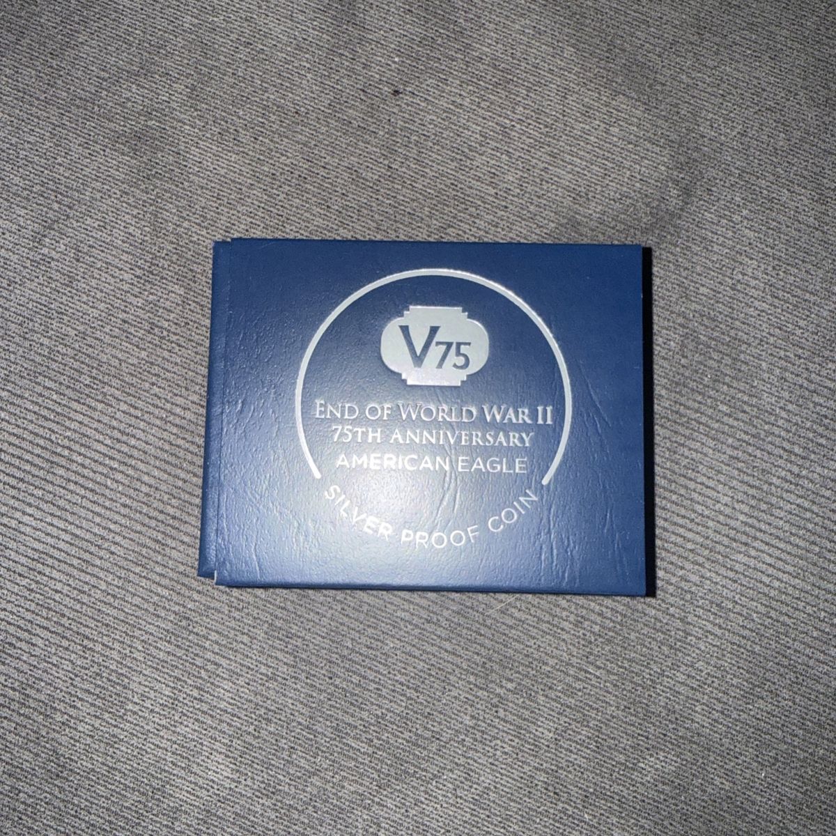 2020 V75 End of WWII 75th Anniversary American Eagle Silver Proof Coin - US Mint