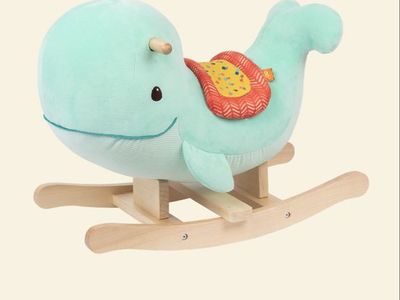 B. Toys whale Wooden Rocker Echo -EUC