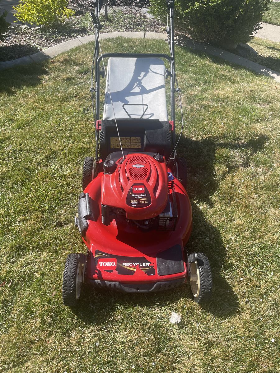 Toro personal pace lawnmower mower