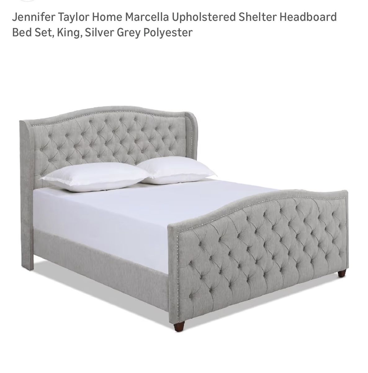 Brand New King Upholstered Bed Frame