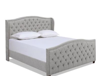 Brand New King Upholstered Bed Frame